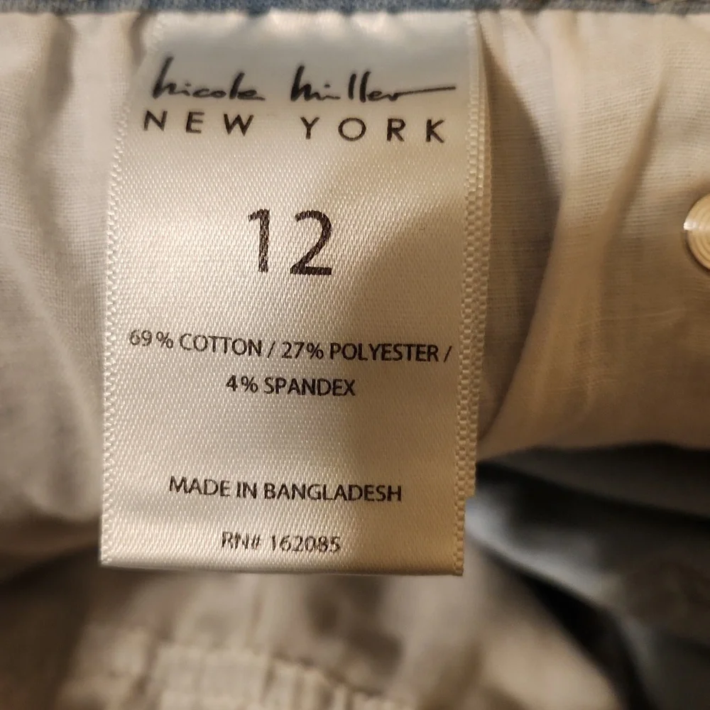 Nicole Miller Infinity Stretch Soho High Rise Capri Jeans, 22, NWT - Picture 7 of 11